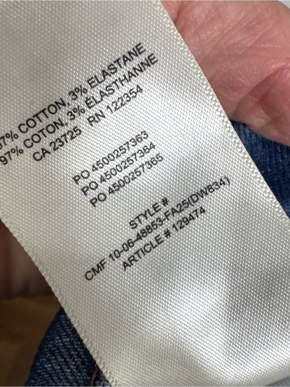 Aritzia Denim Forum 90s Snatched Mid-rise Straight Leg Jeans Size 27 - Picture 9 of 10